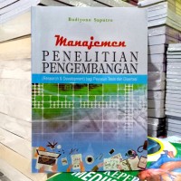 Image of Manajemen Penelitian Pengembangan