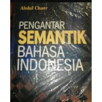 Image of Pengantar Semantik Bahasa Indonesia