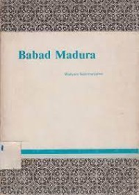 Image of Babad Madura